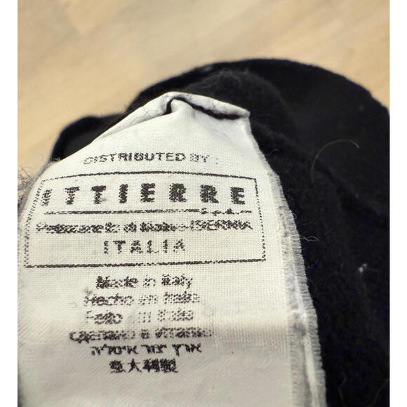 Versace Jeans Couture Black Merino Wool Turtleneck Sweater Mens Small - Picture 6 of 8